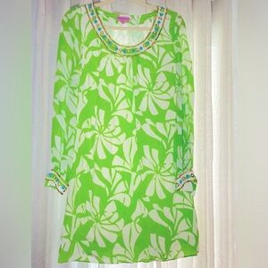 Lilly Pulitzer Beaded Harper Dress 💚